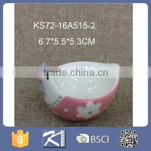 Wholesale Ceramic Decal Rooster Shaped Egg Holders Stand Cups thumbnail-4