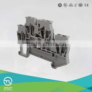 Double-layer Return-pulling Spring Type Terminal Blocks thumbnail-2