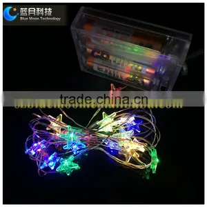 MOQ100 Led Star Light Copper Material Wire With Battery Case for New Year Decoration thumbnail-6