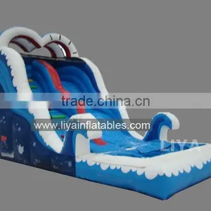 Giant Inflatable Floating Water Slide thumbnail-1