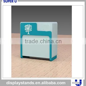 Modern Shop Counter Design Modern Cashier Counter Wooden Glass thumbnail-5