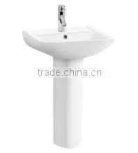 GC-6003 Hot Sale Pedestal Basin,ceramic Sink With Pedestal,hotel Basin,bathroom Hand Basin thumbnail-1
