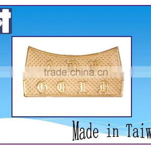 Thick Nameplate Gold 3d Metal Sticker thumbnail-1