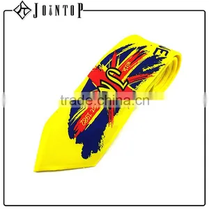 High Quality Silk Man Red and Yellow Tie thumbnail-1