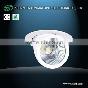 15W/20W/25W/30w/36w 360 Degree Adjustable COB Round Downlight Dimmable/Non-dimmable thumbnail-1