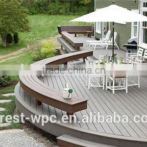 Composite Wood New Technology High Density Polyethylene Wpc Decking thumbnail-4