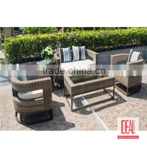 Modern Style Latest Design New Handmade Popular Wicker/Rattan Indoor Outdoor Furniture Set thumbnail-4