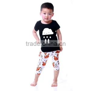 Wholesale Baby Clothes With Beautiful Fox Boutique Children's Clothing Set thumbnail-1