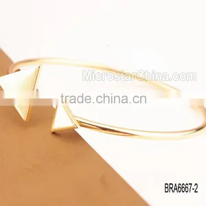 New Fashion Geometry Triangle Turquoise Bangles thumbnail-6