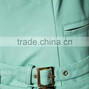 Short Ladies Leather Jackets thumbnail-5