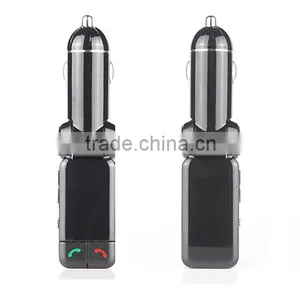 Multifunction Car Bluetooth FM Transmitter With Car Charger, Dual USB Port and USB Music Play thumbnail-4