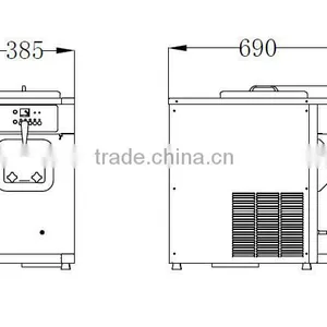 S110F Low Energy Cost and High Efficient Thai Ice Cream Machine thumbnail-4