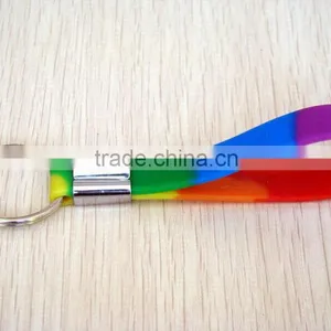Colorful Silicone Keychain Short Strap thumbnail-1