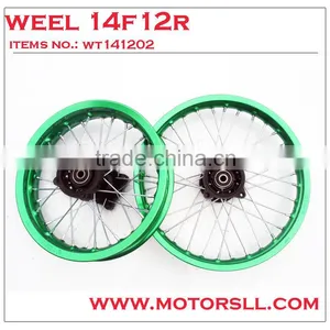 Pit Bike Wheel With Size Front 14 Rear 12 thumbnail-1