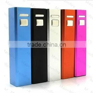 Slim Aluminium Mobile 2000-2600mah Power Bank Shenzhen Factory thumbnail-1