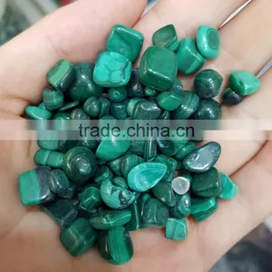 Polished Small Green Malachite Tumble Stones thumbnail-1