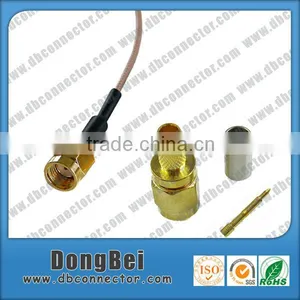 Crimp Type Male SMA Antenna Connector thumbnail-1