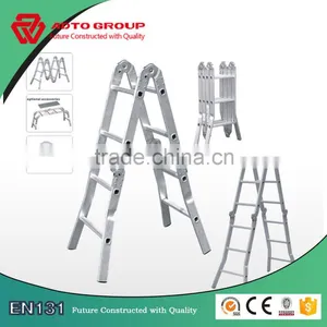 EN131 Manufacture Extended Folding Multi Purpose Ladder thumbnail-1