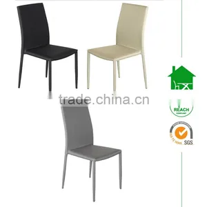 DC-2504 Cheap New Modern PU Leather or PVC Dining Chair for Dining Room thumbnail-1