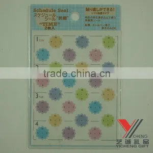 Welcome Customer Design Die Cut Self-adhesive Clock Wall Sticker thumbnail-1
