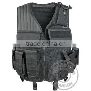 Police Tactical Vest Waterproof and Flame Retardant Nylon SGS Standard thumbnail-1