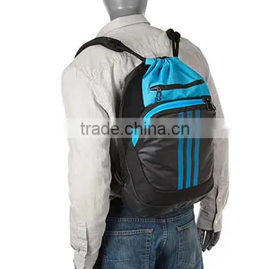 Wholesale Small Polyester Custom Day Gym Drawstring Backpack thumbnail-5