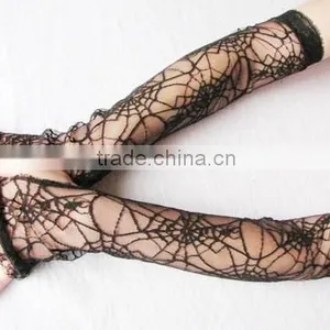 2015 Fashion Cheap Bridal Lace Applique Fingerless Gloves thumbnail-6