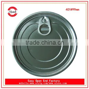 401#99mm Aluminum Easy Open End for Dry Cargo Food Packaging thumbnail-1
