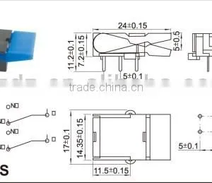 HOOK SWITCH/0.2A 60V(SX-A3-YS) thumbnail-2