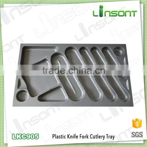 Sanitary Materials Plastic Kitchen Plates Kitchen Wares Cutlery Plate for Fork thumbnail-1