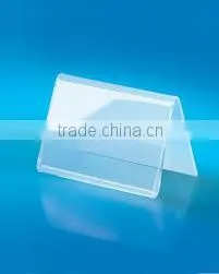 T Shaped Acrylic Sign Holder/ Paper Insert Arylic Holder/ 4*6 Acrylic Sign Holder thumbnail-1