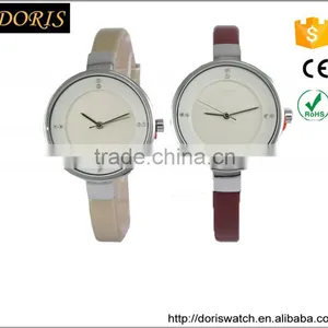 Top Alloy Watch Custom Logo Genuine Leather Ladies Brands Watches thumbnail-1