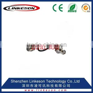RP TNC Female to F Female Coaxial Nickel Connector for RG174 thumbnail-1