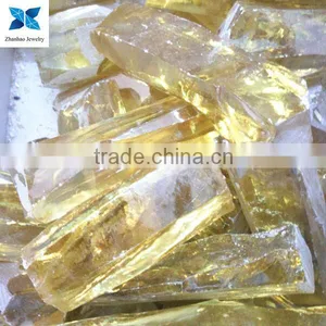 Uncut Diamond Stone/Raw Rough Cut Stone/Yellow Cubic Zircona Stone thumbnail-1