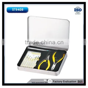10pcs Promotional Tool Kit With Gift Tin Box Packed Hand Tool Set thumbnail-1
