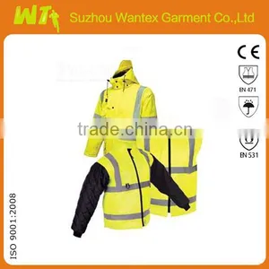 Reflective Jacket Traffic Jacket High Visibility Reflective Softshell Jacket thumbnail-1