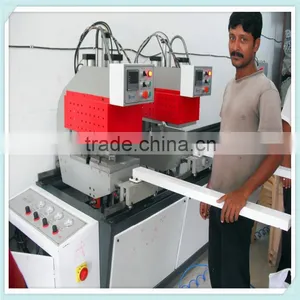 High Quality CE Certificate UPVC Window DOUBLE Work Heads Welding Machine thumbnail-5