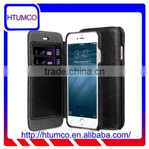 Newly Black Face Cover Premium Litch Leather Case for Apple IPhone 7 Plus(5.5") thumbnail-1