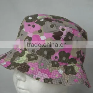 Colorful Funny Tie Try Blank Floral Custom Bucket Hat thumbnail-1