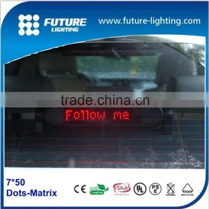 Programmble 7*50dots 12v Car Led Running Message Display thumbnail-2