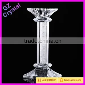 Popular European Wholesale Tall Crystal Glass Candle Holders thumbnail-3