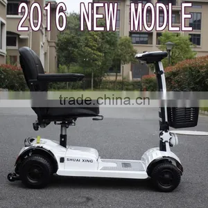 Cheaper Price 4 Wheels Travel Electric Mobility Scooter Foldable Easy Carrying Knee Walker thumbnail-2