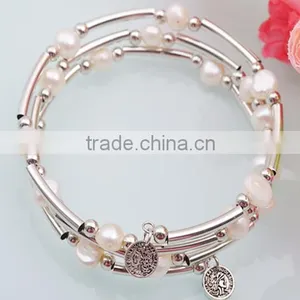 Europe and the United States 2016 Popular New Natural Pearl CCB Spiritual Beads Bracelets thumbnail-1