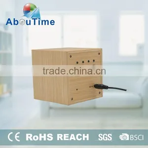 Decoration Alarm Clock Wood thumbnail-3