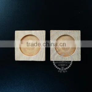 25mm Setting Size Natual Log Wood Round Bezel Square Pendant Setting DIY Findings Bezel Tray Supplies 1411129 thumbnail-1