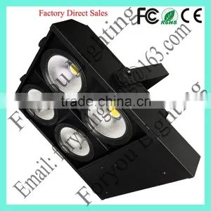3-Year Warranty 4x100W Warm/Cool White 2IN1 COB 4-Eye LED Audience Stage Lighting Blinder thumbnail-1
