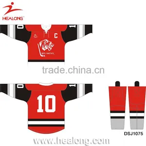 Custom Design Your Own Team Set Hockey Jersey Shirts Sports Wear thumbnail-4
