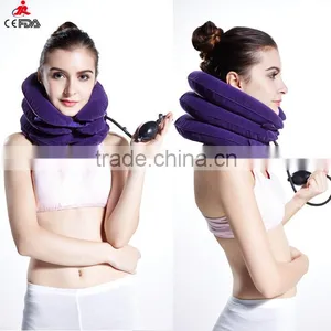 Full Flannel Inflatable Air Neck Traction /Soft Air-pressure Neck Traction Cervical Collar/cervical Traction Device thumbnail-5