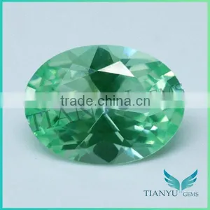 Oval 135# Processing Green Nano Spinel for Ring thumbnail-1