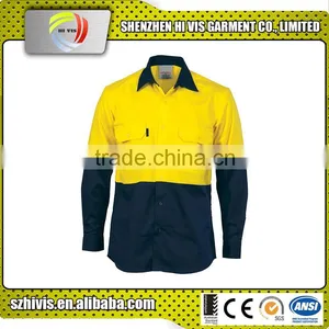 Warning Reflective Safety Brand Clothes Work Shirts For Men thumbnail-1